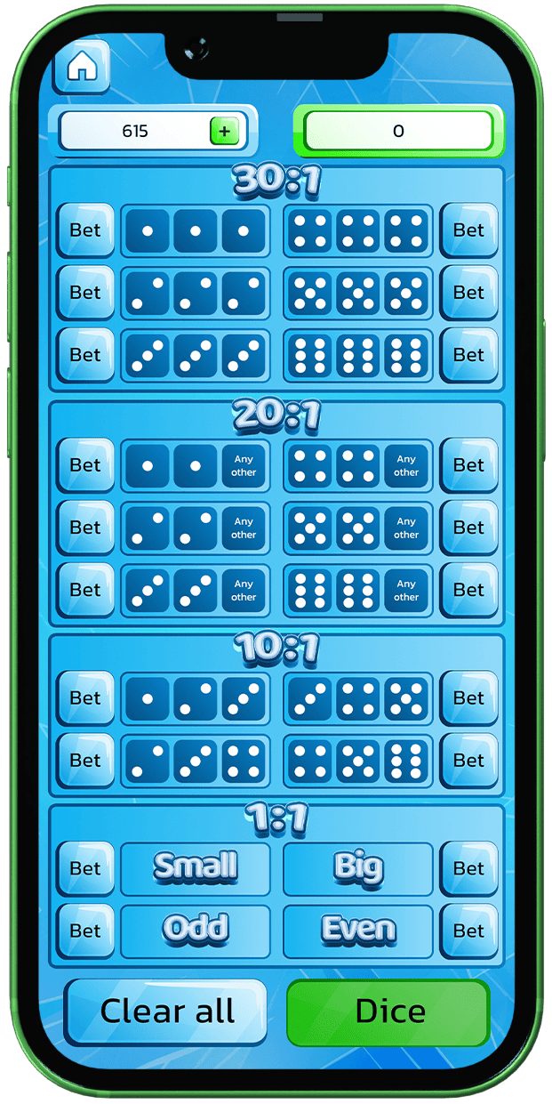 Game Screenshot - Betting Table